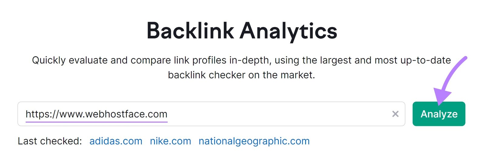 Backlinks with a competitor's URL