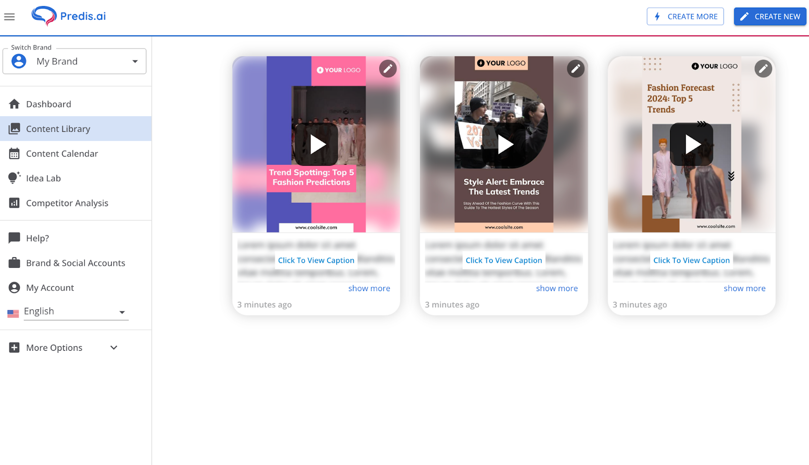Predis.ai: an AI social media tool