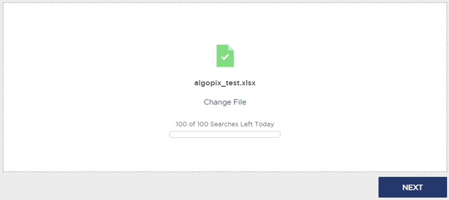 File uploaded successfully in the &lsquo;Multi Product Analysis&rsquo; feature of Product Research Pulse.