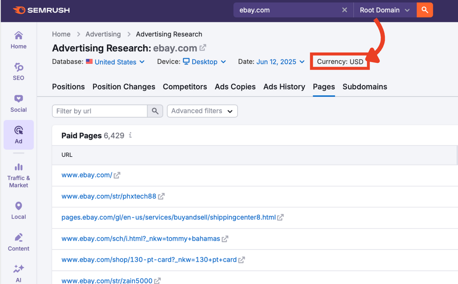 Currency set to USD.