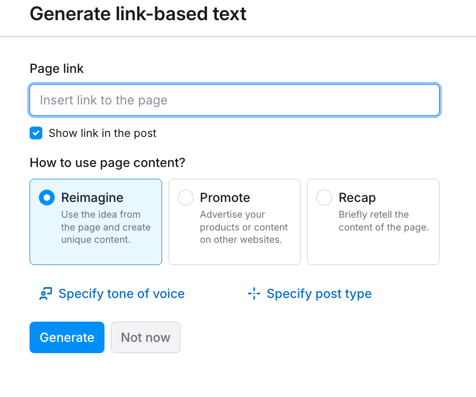 Creating Content with AI Assistant in Social Poster image 4