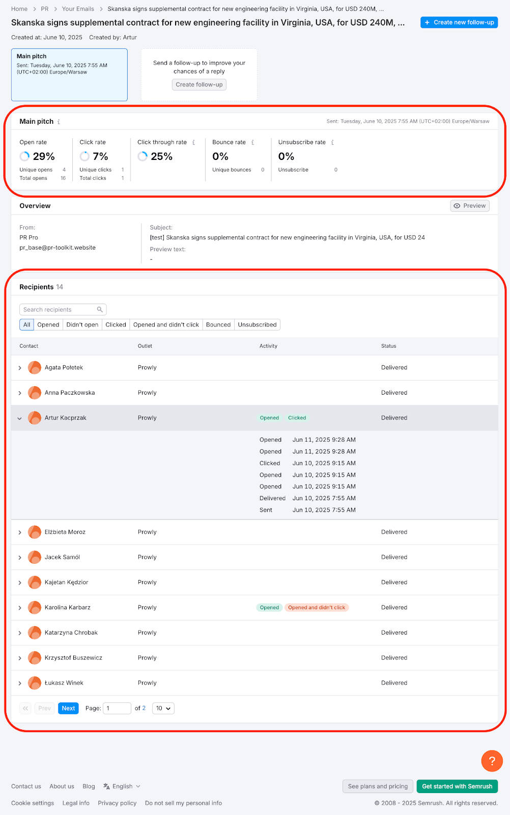 Browsing saved and sent emails image 3