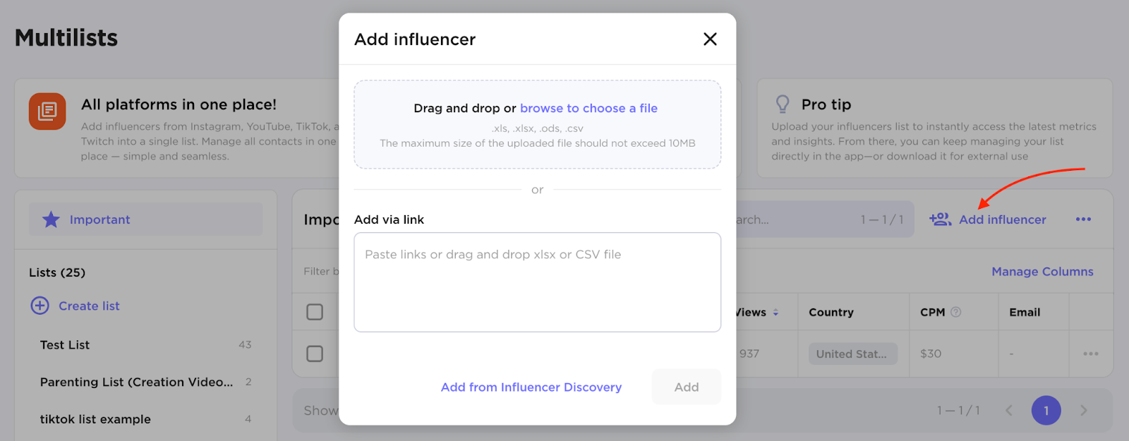 Influencer Analytics image 62